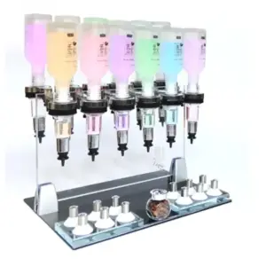 Manual 12 Bottles Perfume Dispenser Bottle Filling Machine Perfume Vending Machine for Perfume Bar