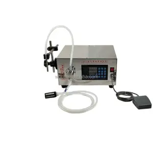 2-4500ml Single Nozzle Semi-Automatic Juice Liquid Oil Perfume Oil Water Bottle Magnetic Pump Filling Machine