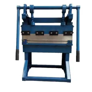 Manual 1.5mm Pan and Box Brake Manual Metal Plate Folding Machine Sheet Metal Bender