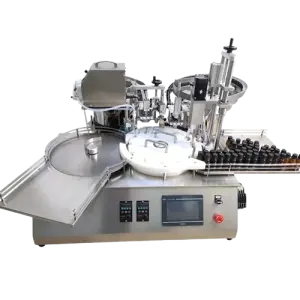 Automatic Roll-on Bottle Perfume 10ml Essential Oil Filling Capping Machine