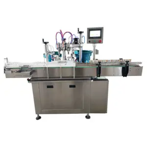 High-Efficiency Automatic Perfume Bottle Filling and Spinning Machine / One-Stop Filling and Sealing Machine