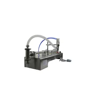 Horizontal Pneumatic Liquid Filling Machine Single Head Small Glass Bottle Filling Machine