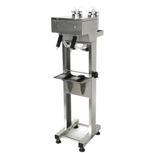 Semi-automatic Two Heads Vertical Vacuum Glass Bottle Filling Machine for Perfume,drinking ,beverage