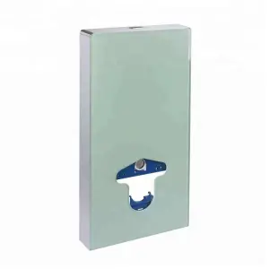 Glass Cover in Wall Toilet Cistern Concealed Flush Tank for Wall Hung WC