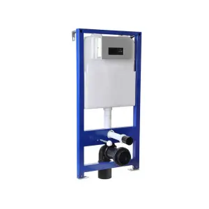 Squatting Pan With Battery Sensor Concealed Toilet Cistern