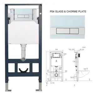 Wc Inwall Toilet Wall Mounted Concealed Flushing Toilet Tanks