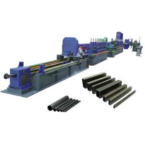High Frequency Welded Round square Pipe Making Roll Forming Machine