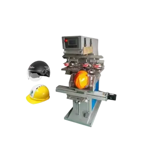 QFW Condition Automatic Helmet Pad Printing Machine Hard Hat Pad Printing Machine