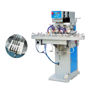 Pad Printing Machine OEM Semi Auto Pen Barrel 4 Color Pad Printer