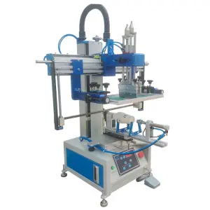 Automatic Bottle Printing Machine Cup Cylindrical Products Pneumatic Electric Pad Silk Screen Printer