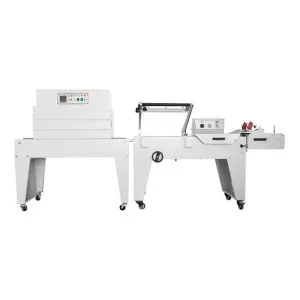 Automatic Cellophane Perfume Box Candy Heat Shrinking Tunnel Wrapping Machine