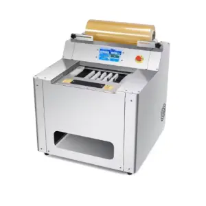 304 Stainless Steel Bench Type Semi-Auto Tray Wrapper Wrapping Machine for Food