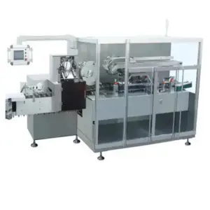 Fully Automatic Carton Box Wrapping Packing Plastic Glass Bottle Box Packaging Machine