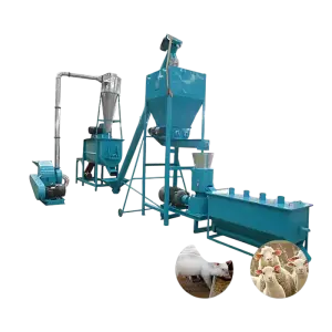 Farm Use Small Poultry Feed Pellet Production Line Provided Poultry Feed Machine