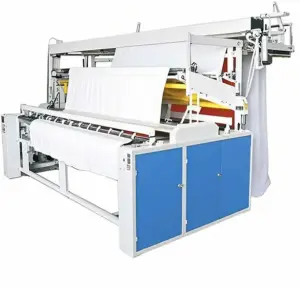 Fabric Folding Machine Rewinding Machine Fabric Winder Automatic Opposite Edge Fabric Rolling Machine Textile Finishing