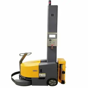 Automatic Pallet Stretch Film Packaging Machine Robotic Pallet Stretch Wrapping Machine  Robot Wrapping Machine