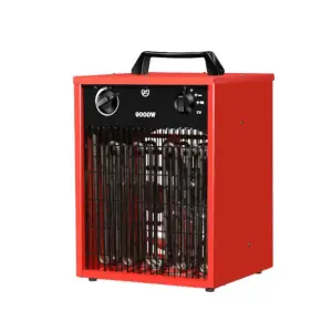 9kw Industrial Electric Fan Heater 380v Stainless Steel Home Use