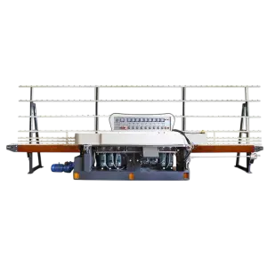 JFE-9243 9 Motor Glass Polishing Machine Digital Vertical Glass Straight Line Edging Machine