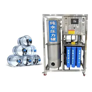 250 500 LPH Commercial Osmosis Pure Drinking Water Purification Machine System