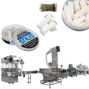 High Speed Automatic Sweden Snus Powder Nicotines Pouch Packing Machine Chewing Tobacco Snus Bag Can Filling Packing Machine