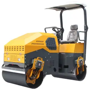 TOSH 3000kg 3 Ton 2 Ton 1 Ton Diesel Engine Mini Compactor Road Roller Ride on Roller