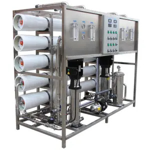4000LPH FRP Two tank of RO Plant with Reverse Osmosis Water Treatment Machine