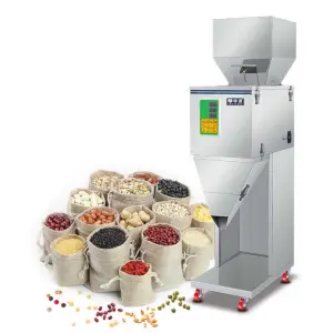 Automatic Tobacco Filling Machine 4 Head 300g Seed Packet Intelligent Granule Powder Weight and Filling Machine