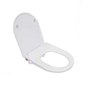 OEM/ODM  UF Soft Closing Seat Cover WC D Shape Toilet Seat Cover with LED Light and Seat Heating Function
