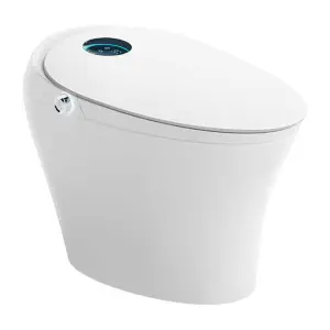 Bathroom Remote Control Water Saving Bidet Heated Seat Smart Toilet