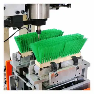 5 Axis 2 Drilling and 1 Tufting Automatic CNC Brush / Broom Making Machine for Kinds of Brooms