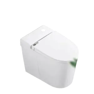 Automatic Electric Smart Toilet Ceramic Bathroom Floor Mounted Elongated Bowl Seat Heating S-Trap Intelligent Features