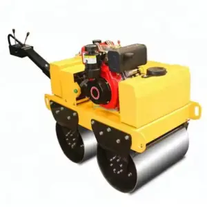 Diesel Engine Road Roller 0.8 Ton Small Walk Behind Mini Roller
