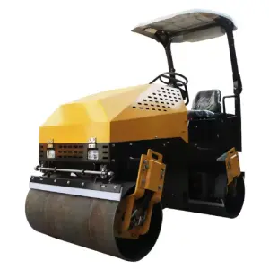 Construction Machinery Double Single Drum Walk Behind Compactor Vibration Ride on Road Roller