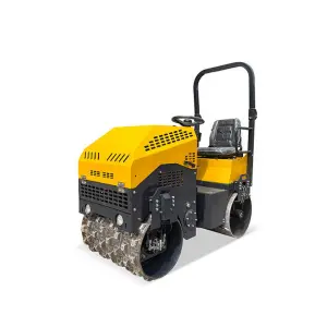 Sitting Type Double Wheel 1500kg Road Roller Soil Compactors Construction Mini Road Steamroller