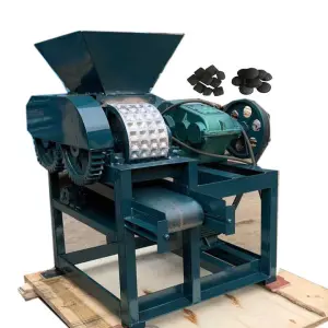 KET Small Coal Machine Palm Leaf Type Coal Machine/Charcoal Briquette Manufacturing Machine