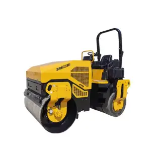 3 Ton SR03 Mini Double Drum Vibratory Compactor Road Roller