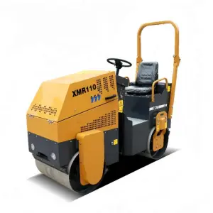1.1 Ton Ride-On Compaction Equipment Vibratory Roller Compactor XMR110 Mini Road Roller