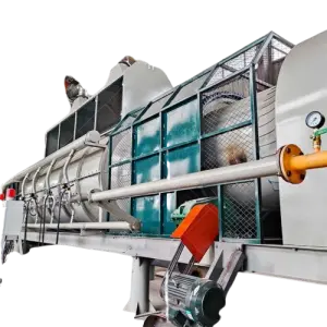 Energy Saving Continuous Biomass Coal Making Machine No Smoke Sawdust Pyrolysis Carbonization Furnace