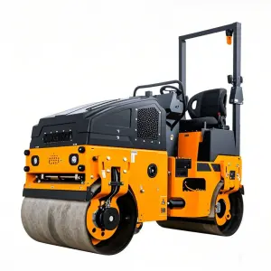 Mini Road Roller Double Drum High Excitation Force CLG6015E 6015E Operating Weight 1600KG