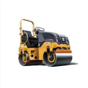 Asphalt Finishing Roller STR30C-8 3TON Road Roller Double Wheel Drum Compactor