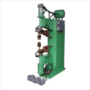 Electricity Robotic Arm Double Point Pneumatic Spot Welding Tab Welder Machine