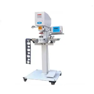 QS-828WW Automatic Curtain Eyelet Button Hole Punching Machine  Drive Pneumatic Curtain Eyelet Button Hole Attaching Mach