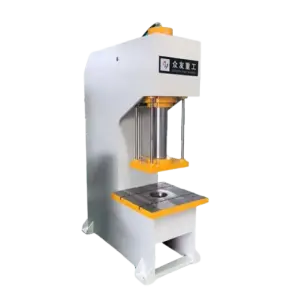 100 Tons C Frame Manual Curtain Eyelet Punching Hydraulic Press Machine