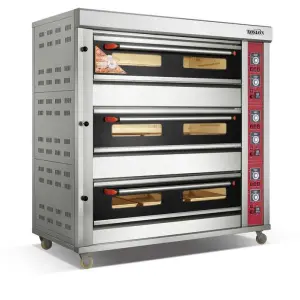 GAS DECK OVEN Other Snack Machine Baking Machine 3 deck 9 Trays Toast Bread Deck Oven Gas Pizza Oven/G