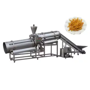 Stainless Steel Double Drum Flavoring Machine for Mixing Snacks&Pet Food Seasoning