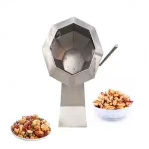 Automatic Octangle Snack Coating Mixture Peanut Peas Mixing Mixer Seasoning Machine