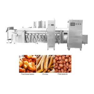 Large Conveyor Puffed Food Continuous Fryer/Food Snacks Frying Machine