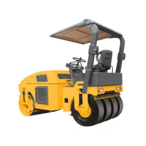 Lutong LTC204 LTC204P 2 Type 4 Ton Rubber Tires Road Roller 4000kg Hydraulic Vibration Roller