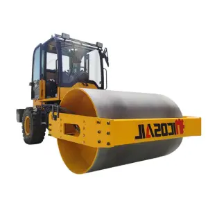 8 Ton Road Roller Compactor With Proper  Vibratory 8T Steel Roller Walk Behind Single Drum Road Rollers