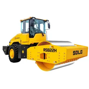 Shandong Lingong Building Foundation Padfoot Drum Roller Single Drum Road Roller